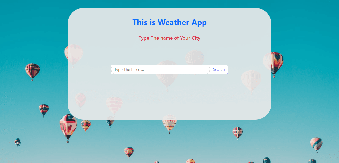 Simple Weather App