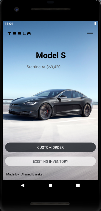 Tesla Car App